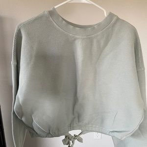 Fabletics Crop Open-Back Crewneck